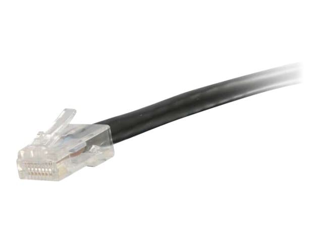 C2G 12ft Cat6 Non-Booted Unshielded (UTP) Ethernet Cable - Cat6 Network Patch Cable - PoE - Black