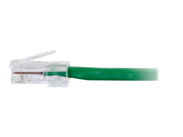 C2G 8ft Cat6 Non-Booted Unshielded (UTP) Ethernet Network Patch Cable - Green - patch cable - 8 ft - green