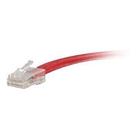 C2G 1ft Cat6 Non-Booted Unshielded (UTP) Ethernet Cable - Cat6 Network Patch Cable - PoE - Red