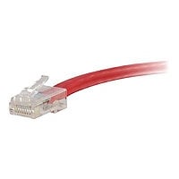C2G 2ft Cat6 Non-Booted Unshielded (UTP) Ethernet Cable - Cat6 Network Patch Cable - PoE - Red