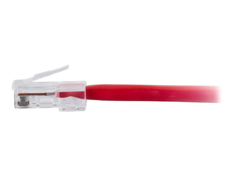 C2G 3ft Cat6 Non-Booted Unshielded (UTP) Ethernet Cable - Cat6 Network Patch Cable - PoE - Red