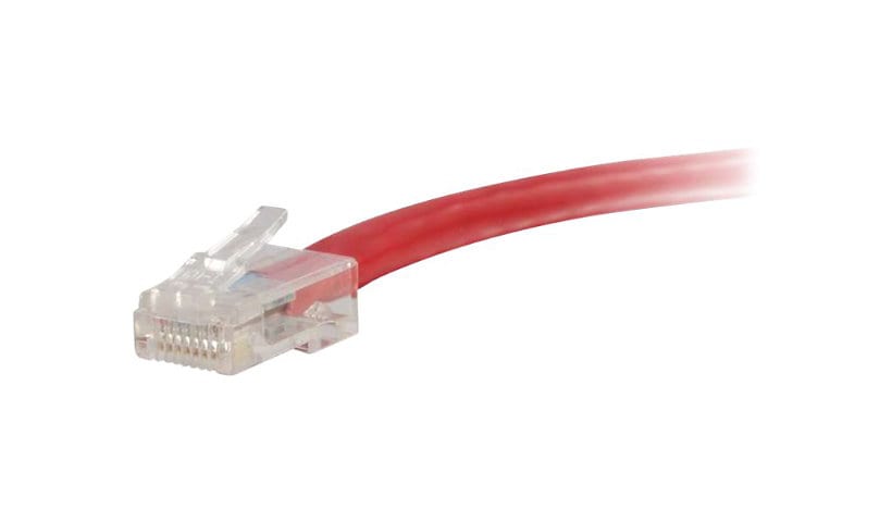 C2G 4ft Cat6 Non-Booted Unshielded (UTP) Ethernet Cable - Cat6 Network Patch Cable - PoE - Red