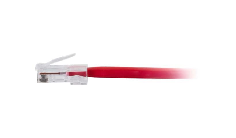 C2G 5ft Cat6 Non-Booted Unshielded (UTP) Ethernet Cable - Cat6 Network Patch Cable - PoE - Red