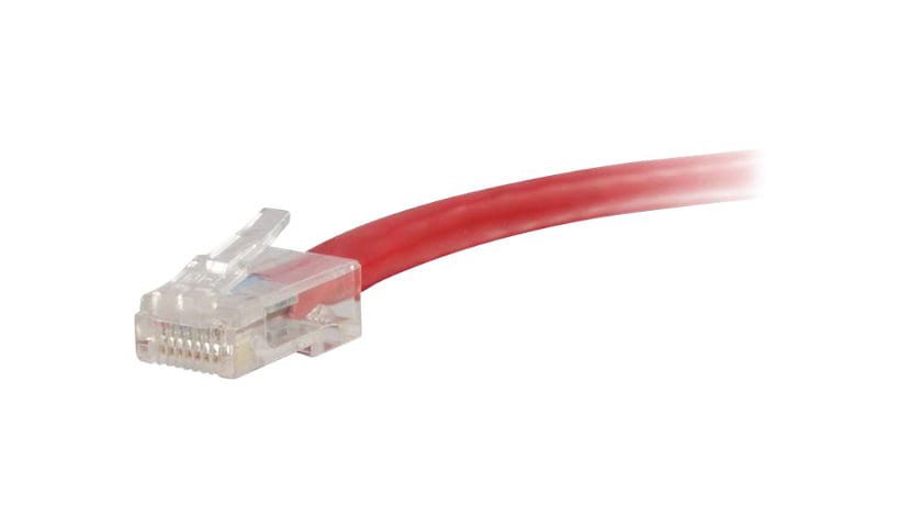 C2G 12ft Cat6 Non-Booted Unshielded (UTP) Ethernet Network Patch Cable - Red - patch cable - 12 ft - red