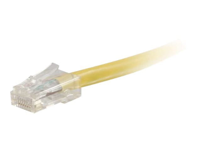 C2G 1ft Cat6 Non-Booted Unshielded (UTP) Ethernet Cable - Cat6 Network Patch Cable - PoE - Yellow