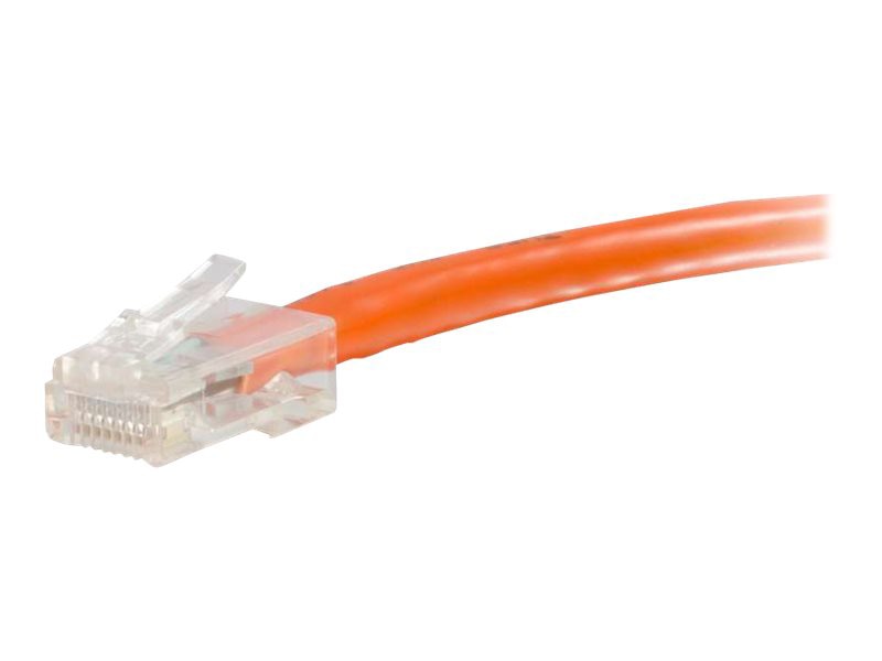 C2G 2ft Cat6 Ethernet Cable - Non-Booted Unshielded (UTP) - Orange - patch cable - 2 ft - orange