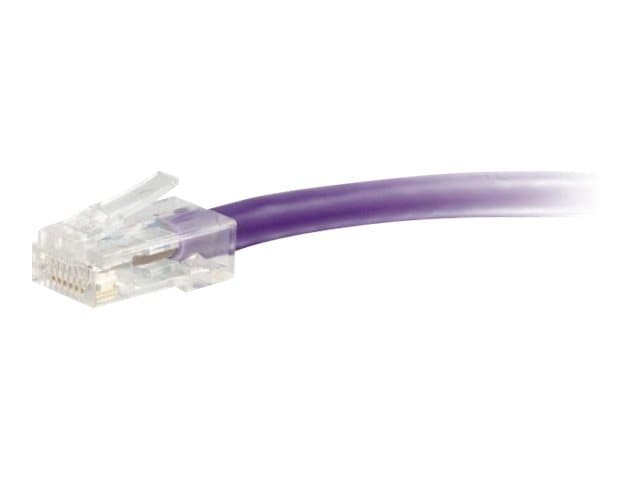 C2G 2' CAT6 RJ-45 Non-Booted Unshielded Ethernet Network Patch Cable - Purple