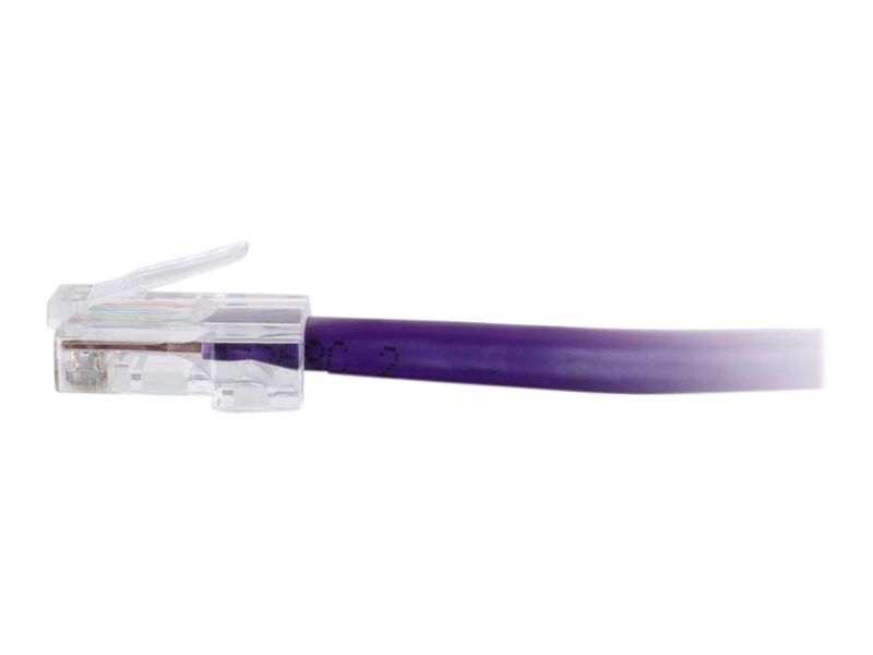 C2G 4ft Cat6 Non-Booted Unshielded (UTP) Ethernet Network Patch Cable - Purple - patch cable - 4 ft - purple