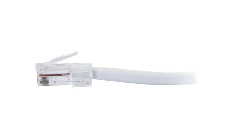 C2G 1ft Cat6 Non-Booted Unshielded (UTP) Ethernet Cable - Cat6 Network Patch Cable - PoE - White