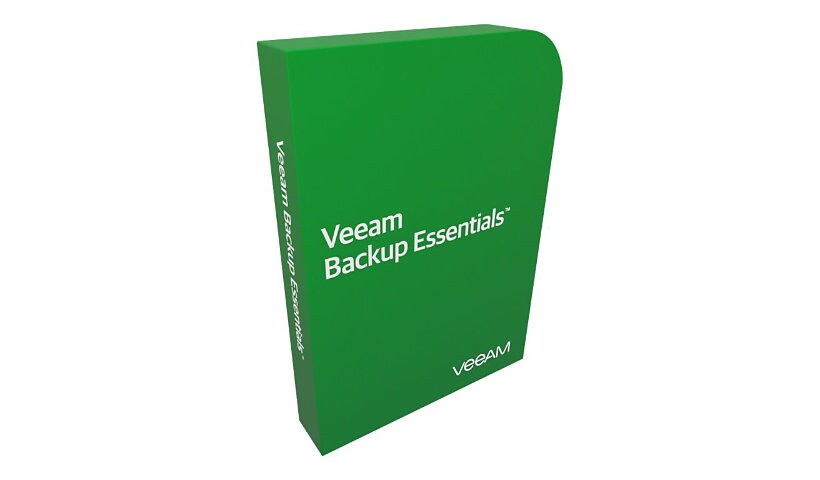 Veeam Backup Essentials Standard for VMware - license + 1 Year Maintenance & Support - 2 sockets