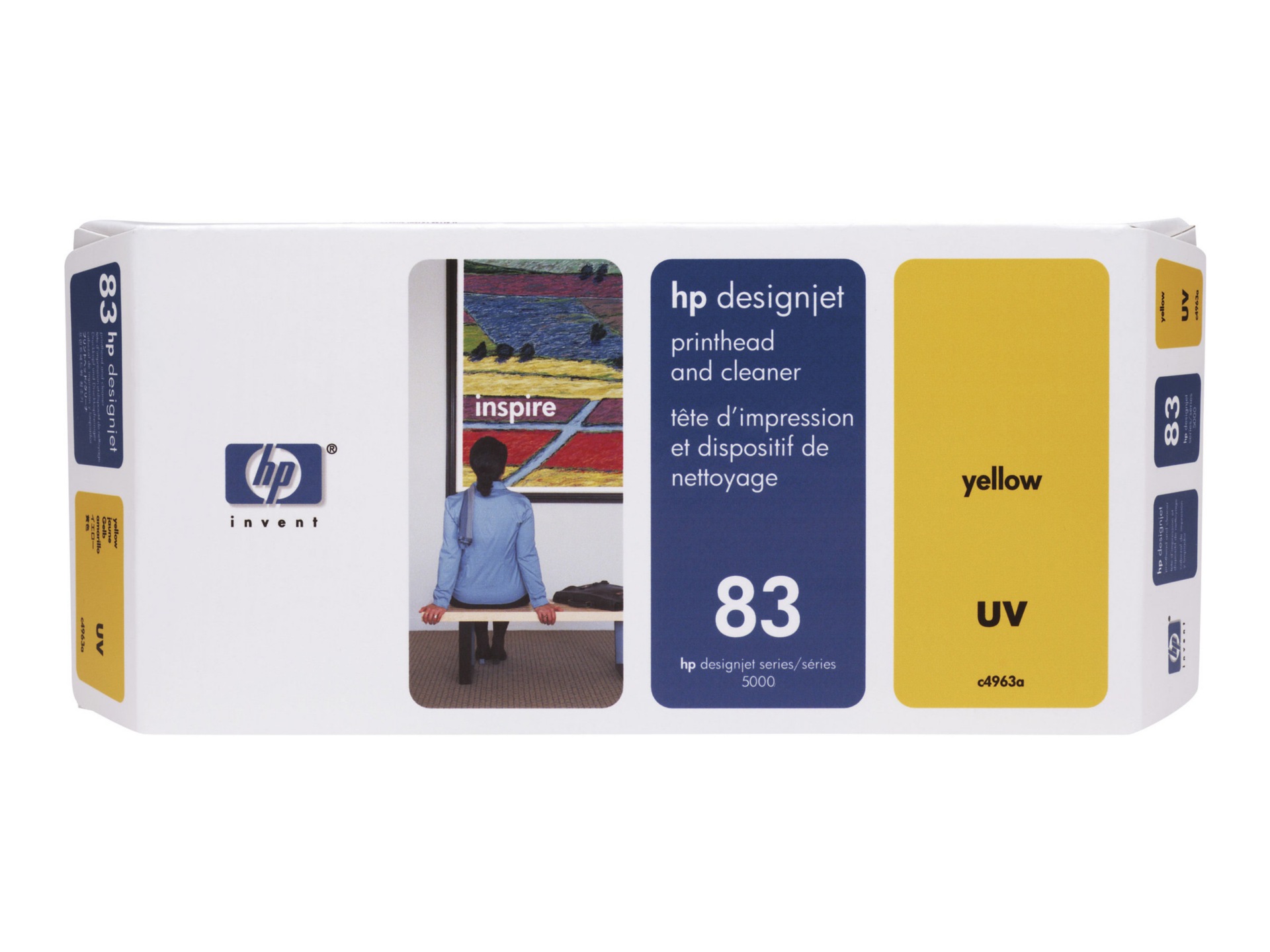 HP 83 Yellow UV Printhead/Cleaner (C4963A)