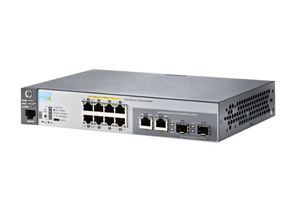 HP 2530-8-PoE+ Switch - switch - 8 ports - managed - desktop, rack-mountabl