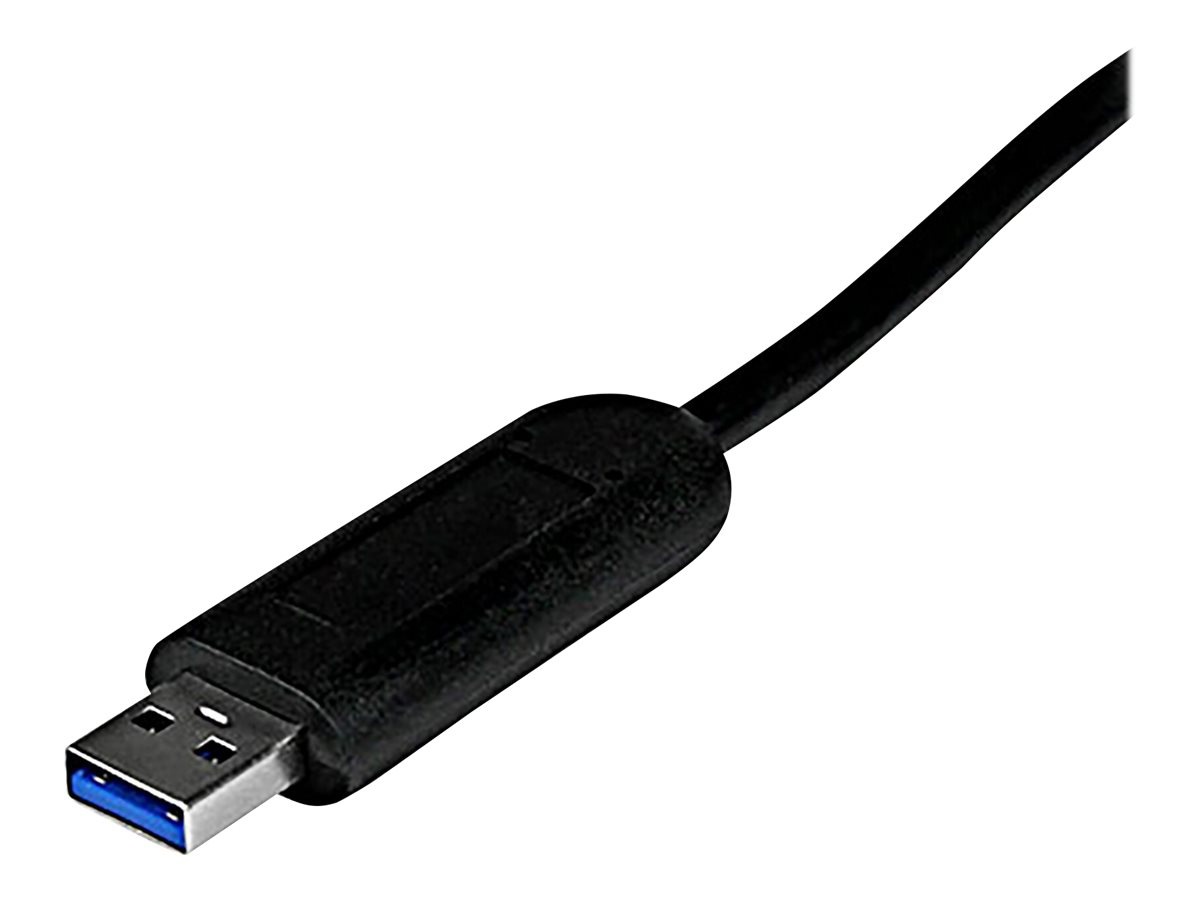 Thumbnail 2 of 6 for StarTech.com 4-Port USB 3.0 Hub with Built-in Cable - SuperSpeed Laptop USB Hub - 5Gbps - Portable USB Splitter - Mini