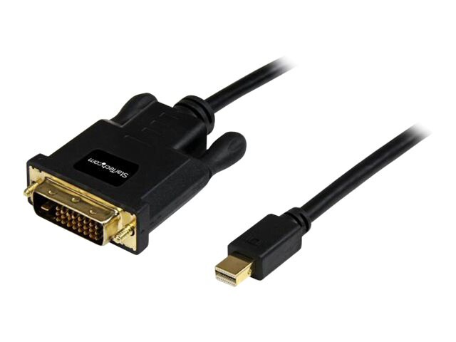 StarTech.com 3ft Mini DisplayPort to DVI Cable, Mini DP to DVI-D Adapter/Converter Cable, 1080p Video, mDP 1.2 to DVI