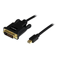 StarTech.com 3ft Mini DisplayPort to DVI Cable, Mini DP to DVI-D Adapter/Converter Cable, 1080p Video, mDP 1,2 to DVI