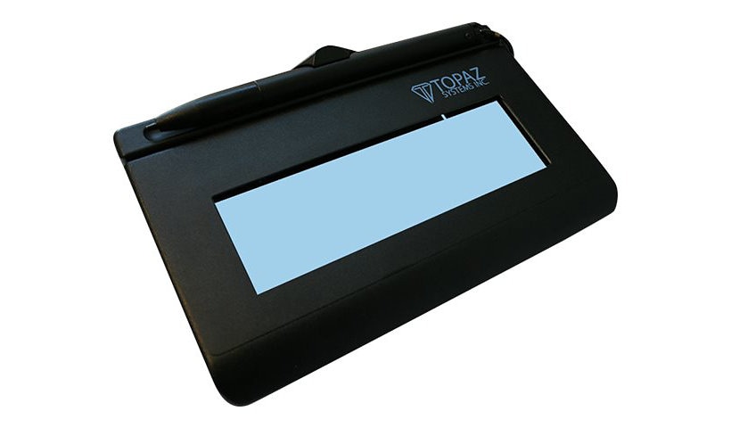 Topaz SignatureGem LCD1x5 T-LBK462-BSB-R - signature terminal - serial