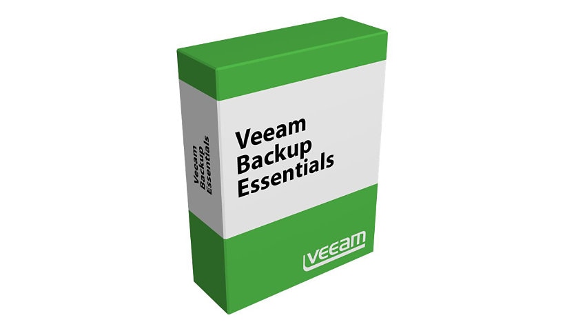 Veeam Standard Support - support technique (renouvellement) - pour Veeam Backup Essentials Enterprise Bundle for VMware - 1 année
