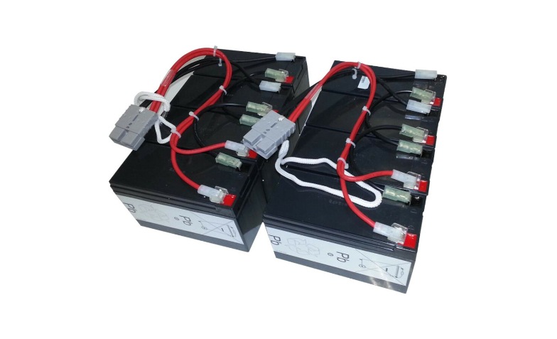 Batteria Al Gel Di Piombo 12V 12Ah/144Wh Per UPS APC RBC4, Compatibile, Con Connettore Faston F1 4,8 Mm, Esente Da Manutenzione