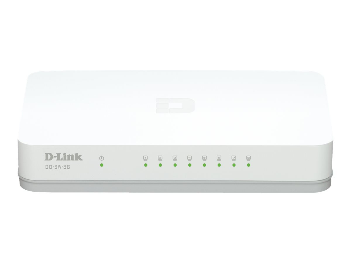 D-Link GO-SW-8GE - switch - 8 ports - unmanaged