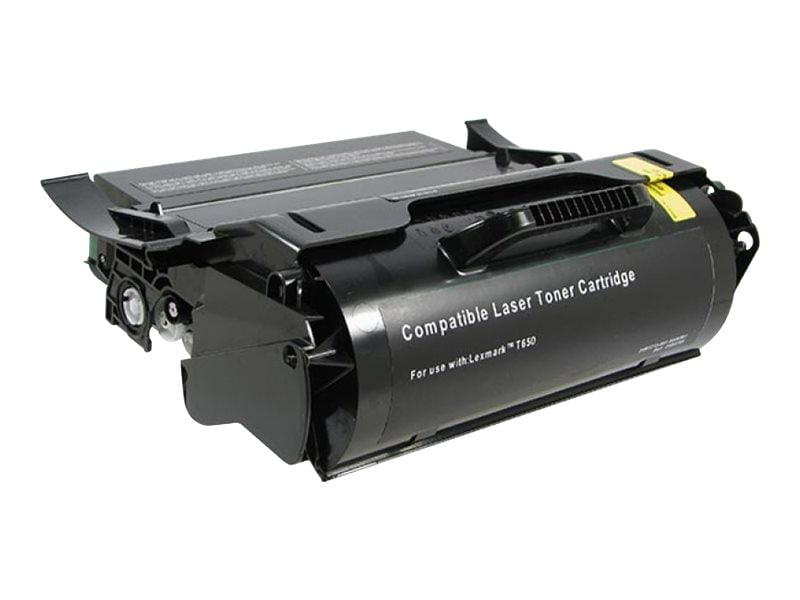 Clover Remanufactured Toner for Lexmark T650/T654, Black, 25,000 page yield