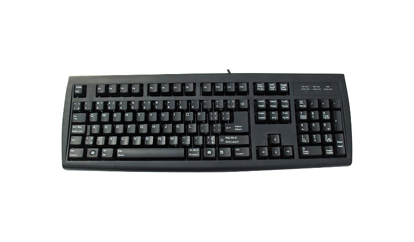 Solidus 200 Series KBS225FE-USB-BL - keyboard - QWERTY - Canadian Multilingual - black