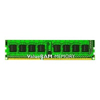 Kingston ValueRAM - DDR3 - module - 4 GB - DIMM 240-pin - 1600 MHz / PC3-12
