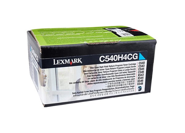 Lexmark - High Yield - cyan - original - toner cartridge - LRP - TAA Compli