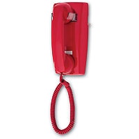 Cortelco 2554 Wall Phone - Red