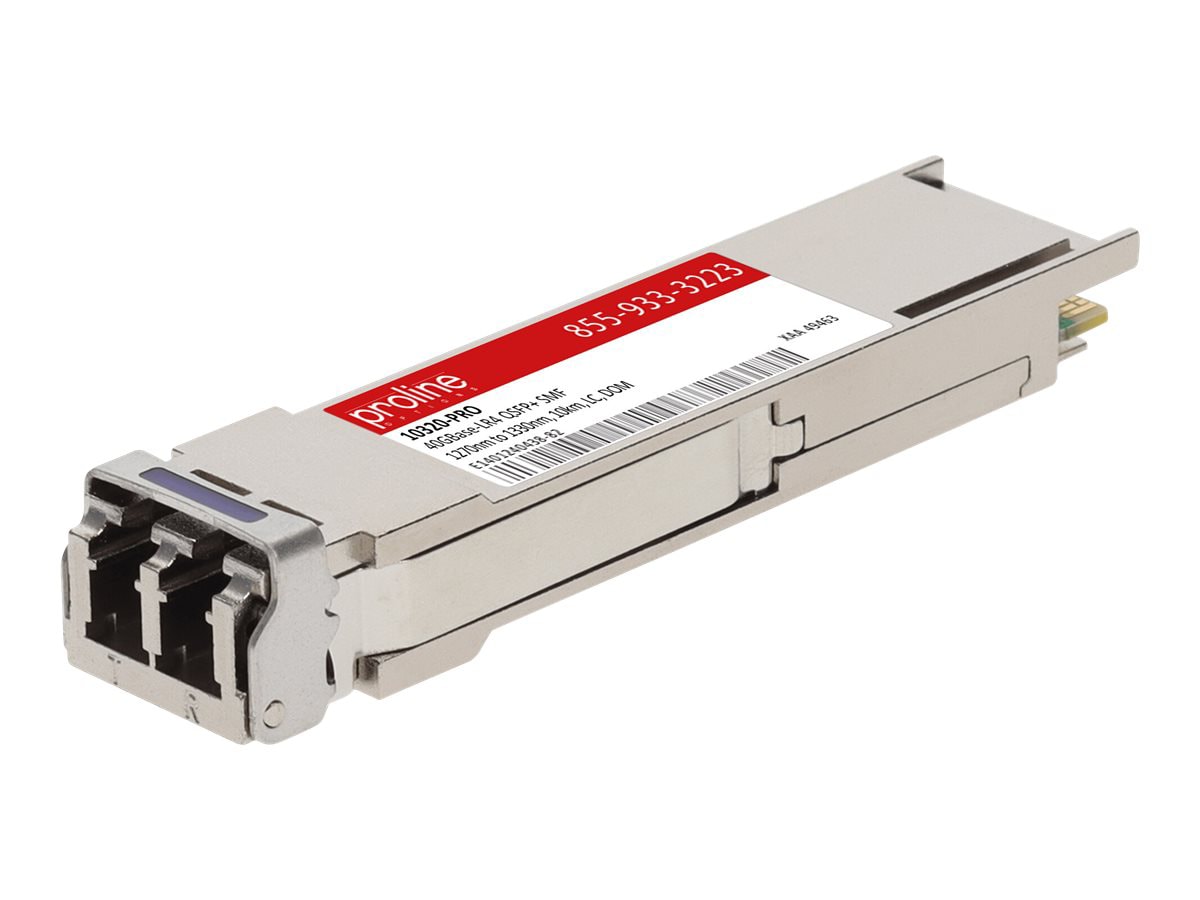 Proline Extreme 10320 Compatible QSFP+ TAA Compliant Transceiver - QSFP+ transceiver module - 40 Gigabit LAN
