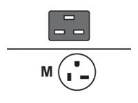 Extreme Networks - power cable - NEMA 6-20 to IEC 60320 C19