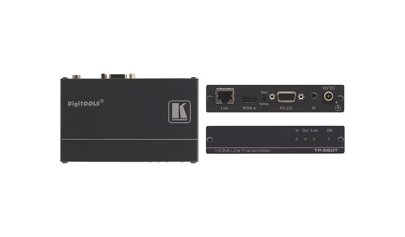 Kramer DigiTOOLS TP-580T - video/audio/infrared/serial extender - RS-232, HDMI