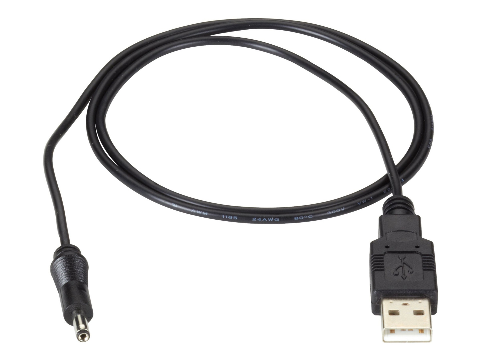 Black Box USB Power Cable - power cable - USB to DC jack 1.35 mm - 2.6 ft