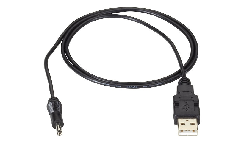 Black Box USB Power Cable - power cable - USB to DC jack 1.35 mm - 2.6 ft