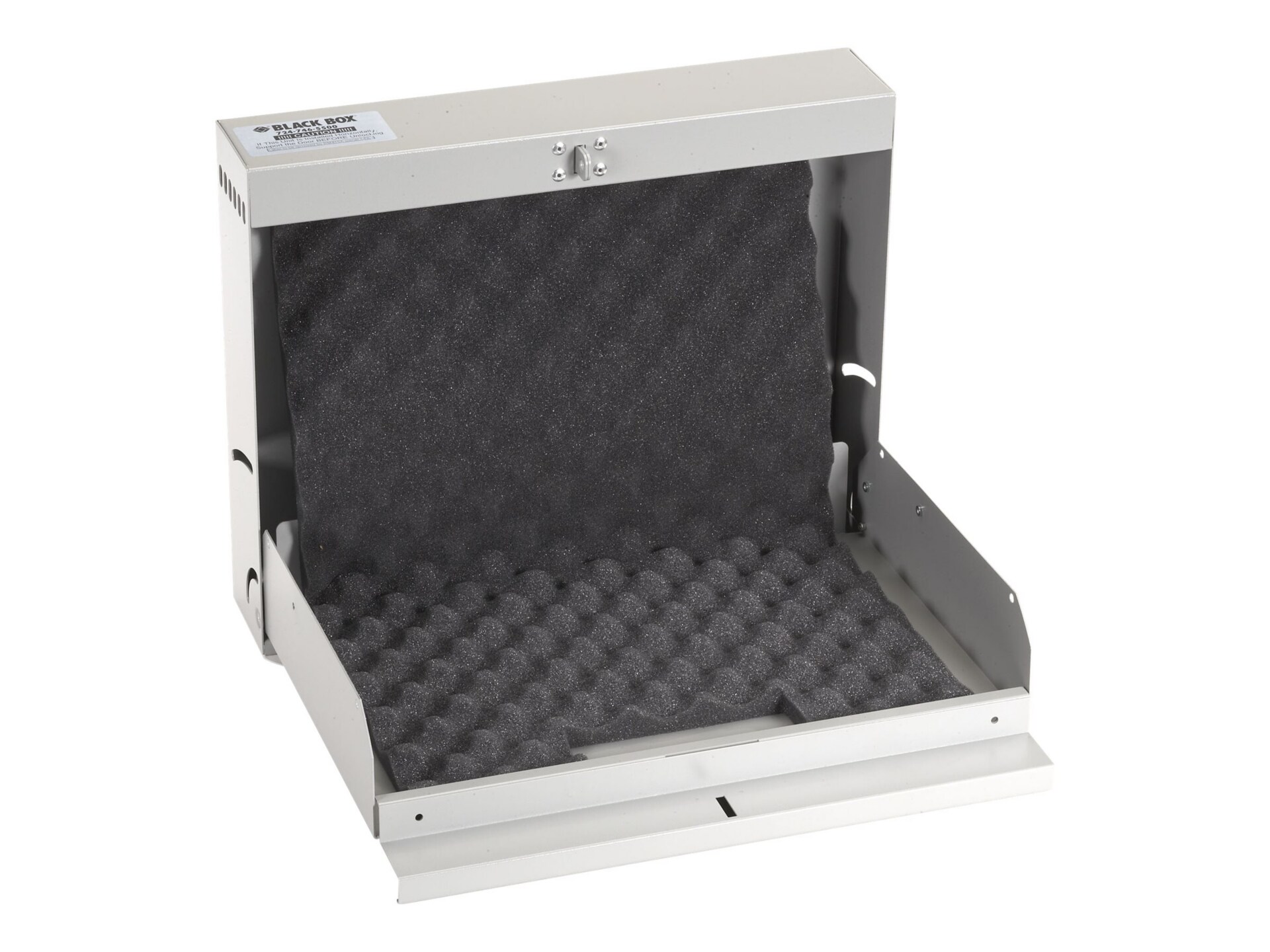 Black Box Laptop Locker with Hasp Lock notebook security cabinet