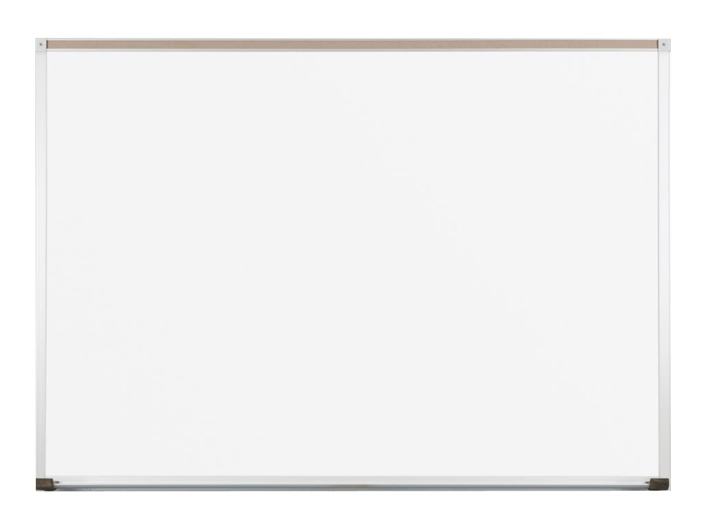 MooreCo 4"x8" Porcelain Steel Markerboard with Deluxe Aluminum Trim