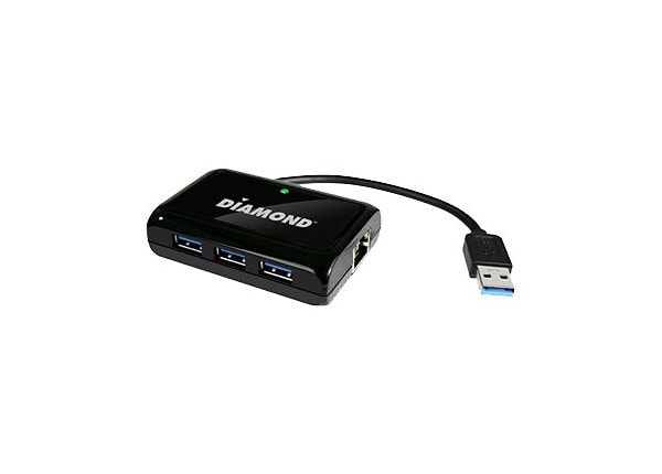 Diamond USB303HE - hub - 3 ports