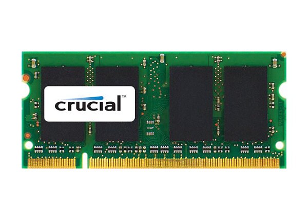 Crucial - DDR2 - 2 GB - SO-DIMM 200-pin - unbuffered
