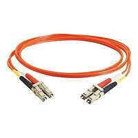 C2G 7m LC-LC 62.5/125 OM1 Duplex Multimode PVC Fiber Optic Cable - Orange -