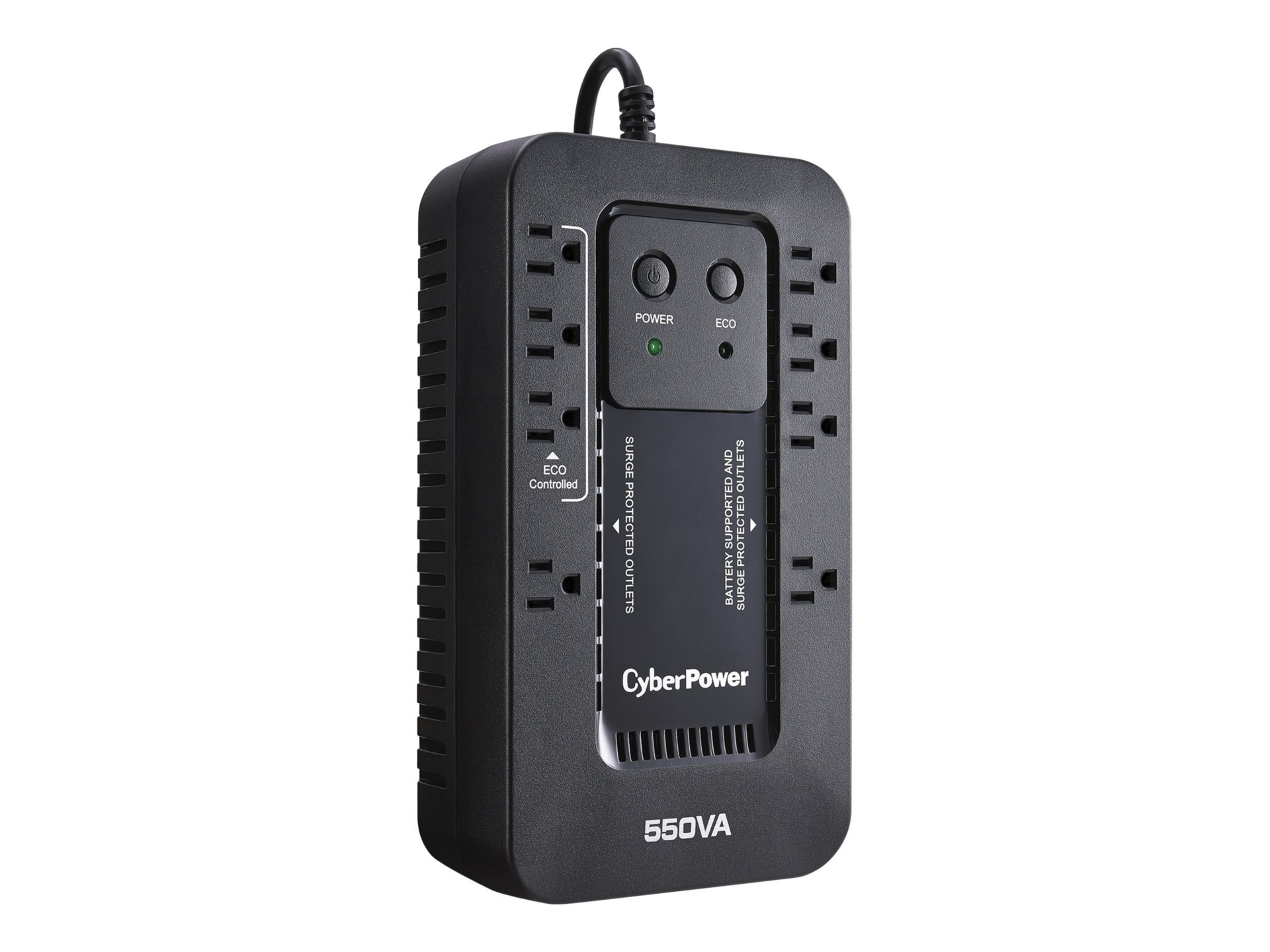 Thumbnail 3 of 4 for CyberPower Ecologic Series EC550G - UPS - 330 Watt - 550 VA
