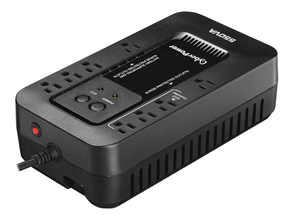 Thumbnail 4 of 4 for CyberPower Ecologic Series EC550G - UPS - 330 Watt - 550 VA