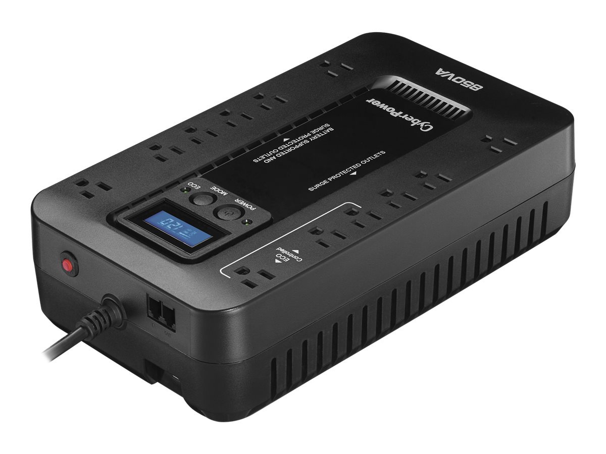 Thumbnail 3 of 6 for CyberPower Ecologic Series EC850LCD - UPS - 510 Watt - 850 VA