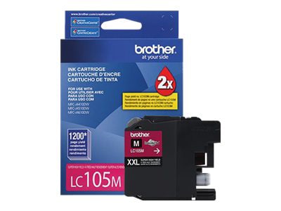 Brother LC105M XXL - Super High Yield - magenta - original - ink cartridge