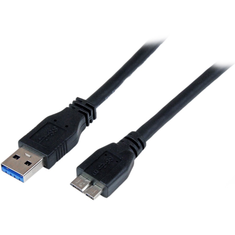 StarTech.com 1m 3 ft Certified SuperSpeed USB 3.0 (5Gbps) A to Micro B Cabl