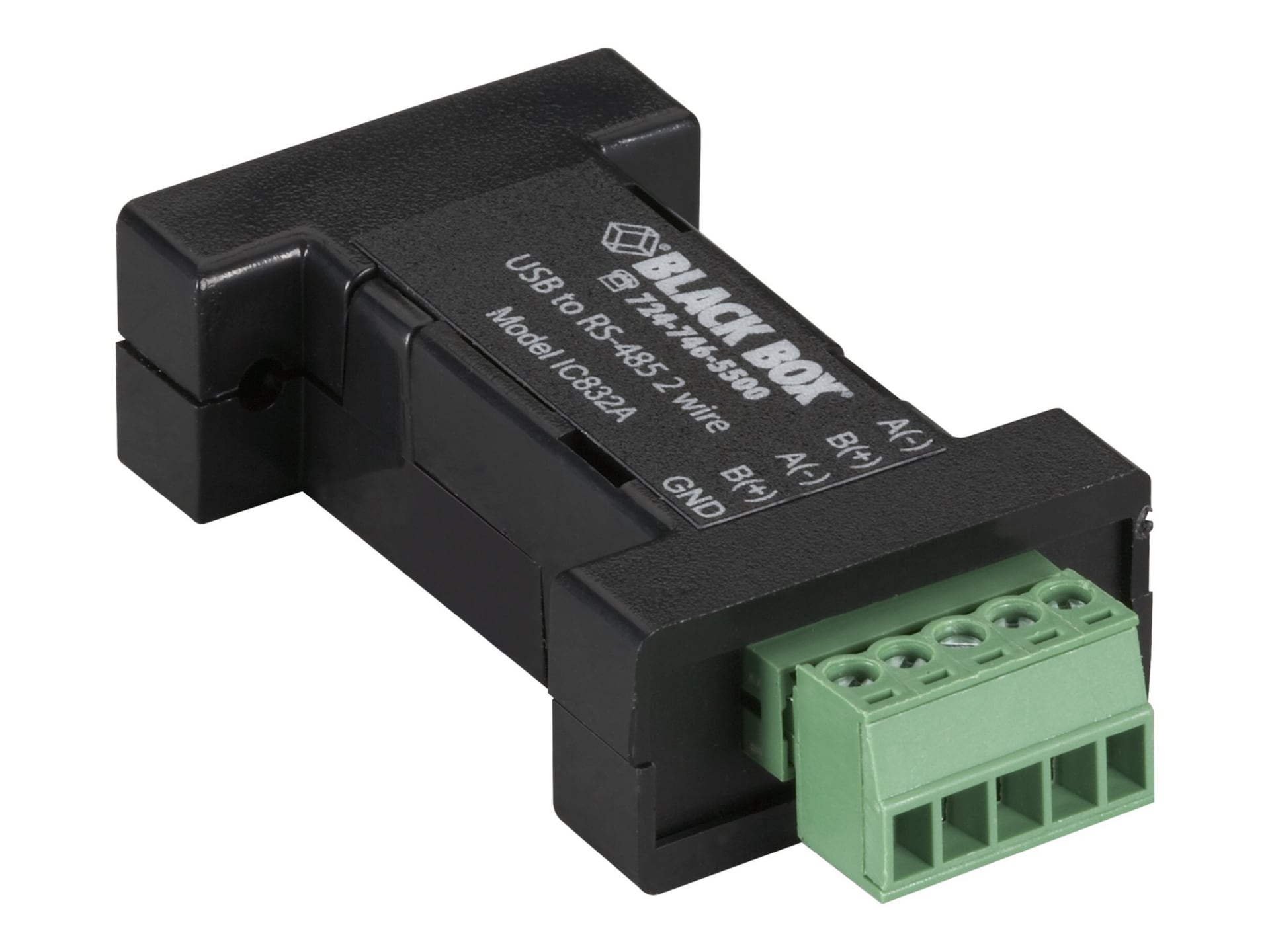 Black Box DB9 Mini Converter (USB to Serial) - serial adapter - RS-485