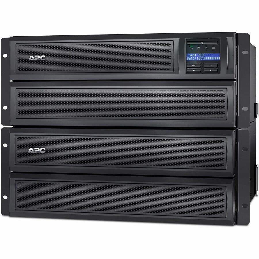 Thumbnail 2 of 9 for APC Smart-UPS X, Line Interactive, 3kVA, Rack/tower convertible 4U, 208V, 2x NEMA L6-20R+4x IEC C13+2x IEC C19,