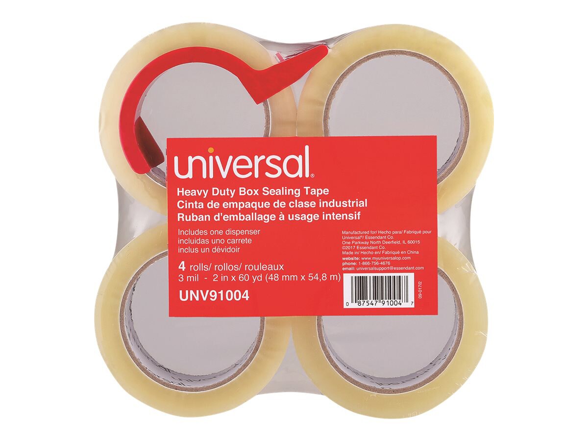 Universal - dispenser with packaging tape (4 rolls)