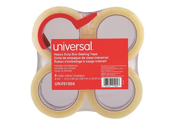 Universal - dispenser with packaging tape (4 rolls)