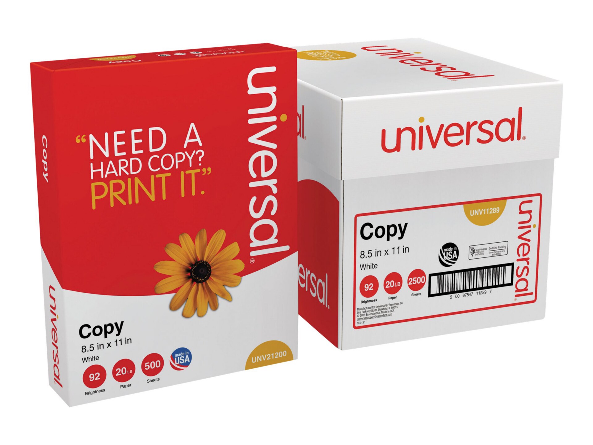 Universal - plain paper - 2500 sheet(s) - Letter