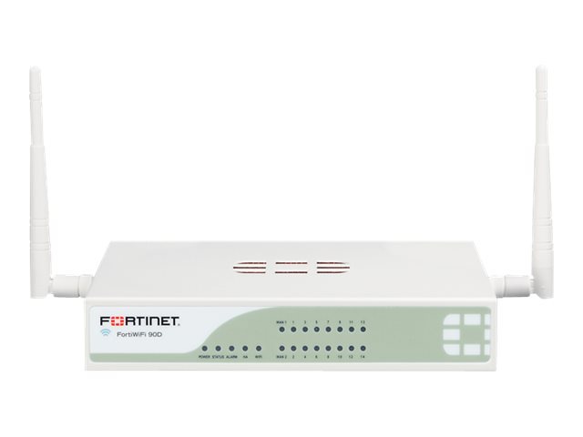 Fortinet FortiWiFi 90D - security appliance - with 1 year FortiCare 24X7 Comprehensive Support + 1 year FortiGuard