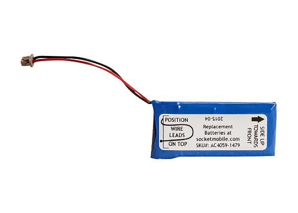 Socket - barcode reader battery - Li-Ion